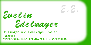 evelin edelmayer business card